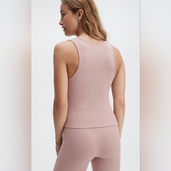 NWOT•Fabletics RestoreKnit Coord Set Tank (M) and leggings (L) - Picture 3 of 15